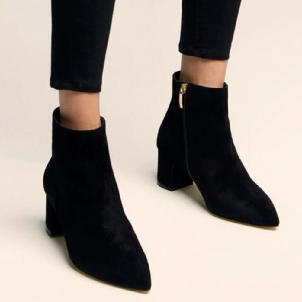 L’agence Grey Ankle Distressed Suede Boots(Size 36/6)